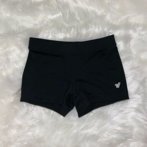 VARSITY brand black athletic stretch shorts